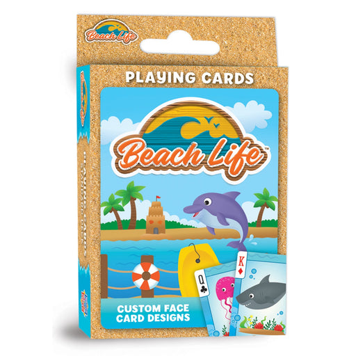 Beach Life Playing Cards - 54 Card Deck - Just $6.99! Shop now at Retro Gaming of Denver