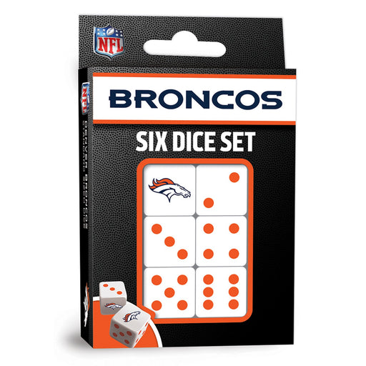 Denver Broncos Dice Set - Premium Dice & Cards Sets - Just $6.39! Shop now at Retro Gaming of Denver