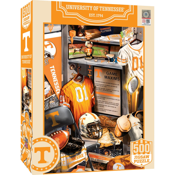 Tennessee Volunteers - Locker Room 500 Piece Jigsaw Puzzle - Just $16.99! Shop now at Retro Gaming of Denver