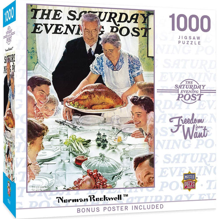 Saturday Evening Post - Freedom from Want 1000 Piece Jigsaw Puzzle - for just $16.99! 