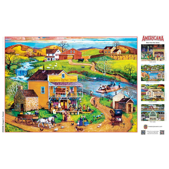 Americana - Cooper's Corner 500 Piece EZ Grip Jigsaw Puzzle - for just $14.99! 