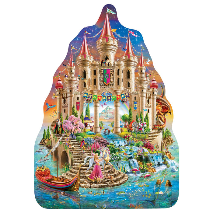 Fairytale Kingdom - 100 Piece Shaped Jigsaw Puzzle - Just $12.99! Shop now at Retro Gaming of Denver