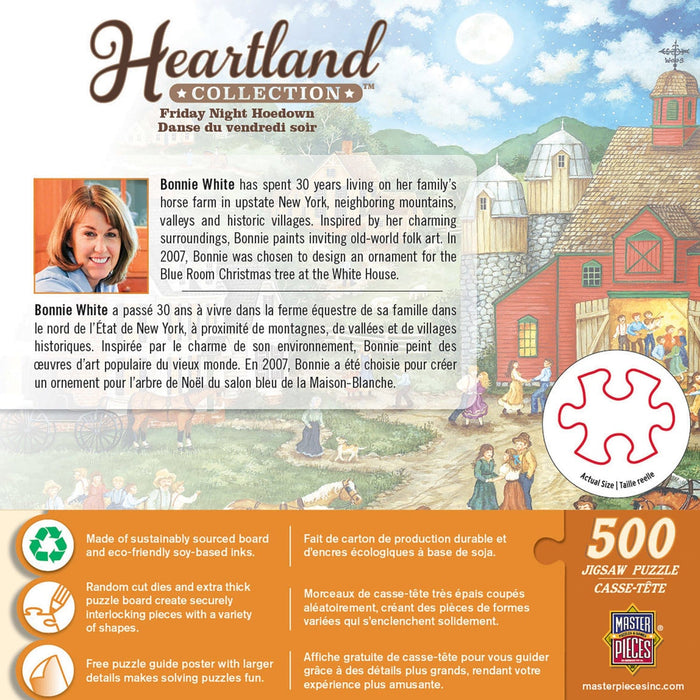 Heartland - Friday Night Hoe Down 500 Piece Jigsaw Puzzle - for just $14.99! 