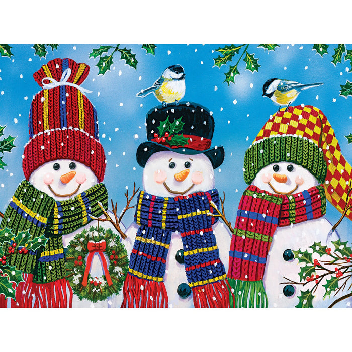 Happy Holidays - Snowy Afternoon Friends 300 Piece EZ Grip Jigsaw Puzzle - Just $14.99! Shop now at Retro Gaming of Denver