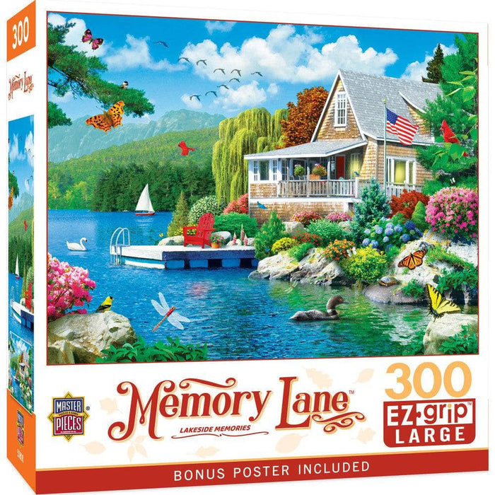 Memory Lane - Lakeside Memories 300 Piece EZ Grip Jigsaw Puzzle - for just $14.99! 