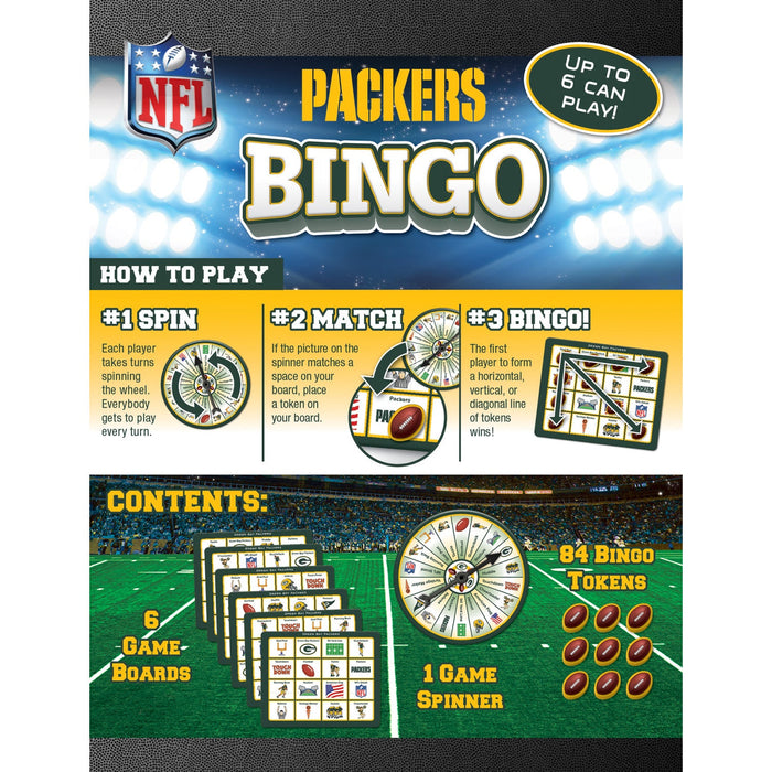 Green Bay Packers Bingo Game - Just $9.99! Shop now at Retro Gaming of Denver