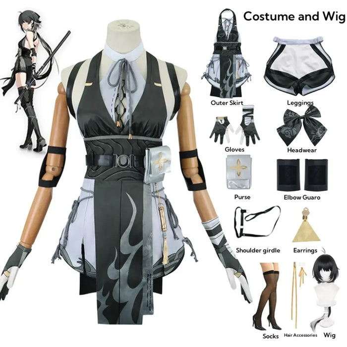 Wuthering Waves Rover Cosplay Costume – Full Set with Wig & Accessories - for just $49.95! 