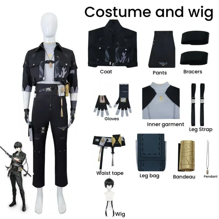 Wuthering Waves Rover Male Cosplay Costume – Full Set with Wig - for just $60.95! 