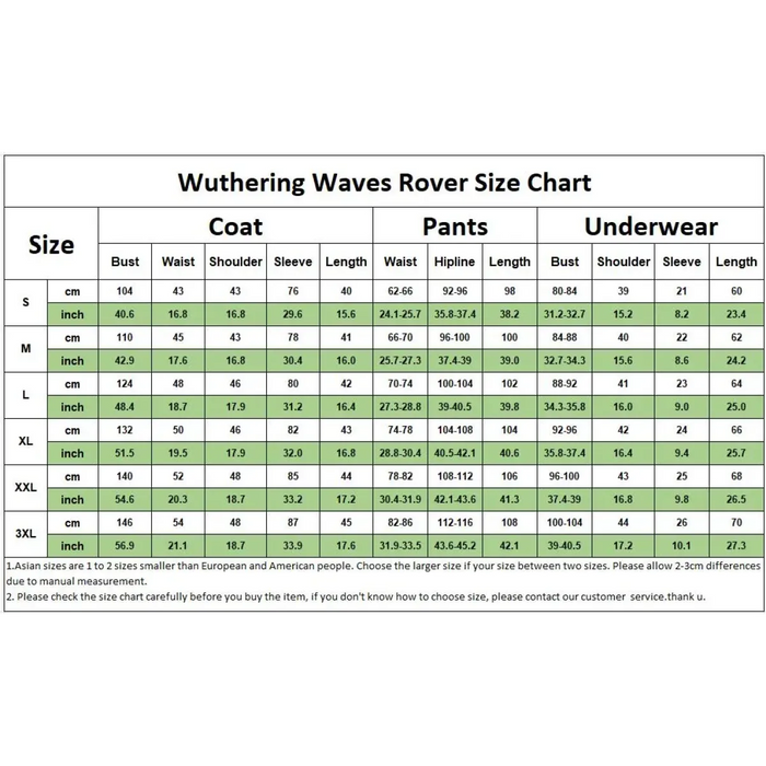 Wuthering Waves Rover Male Cosplay Costume – Full Set with Wig - for just $60.95! 