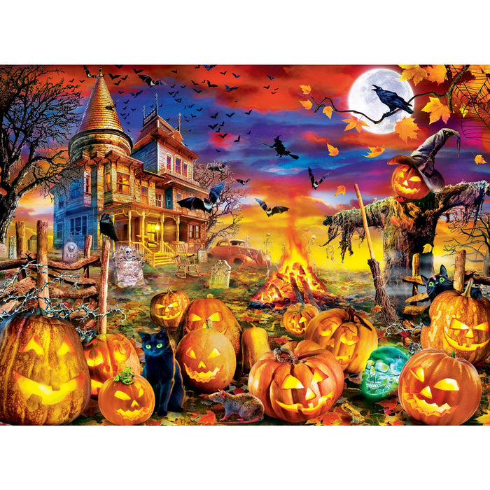 Halloween Glow in the Dark - The Pumpkin King 100 Piece Jigsaw Puzzle - Just $12.99! Shop now at Retro Gaming of Denver