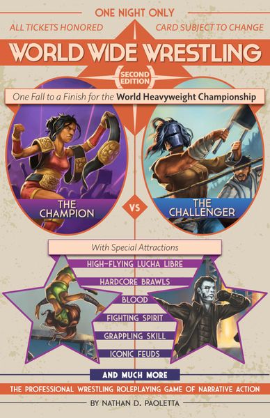 World Wide Wrestling Roleplaying Game 2nd edition - for just $31.99! 