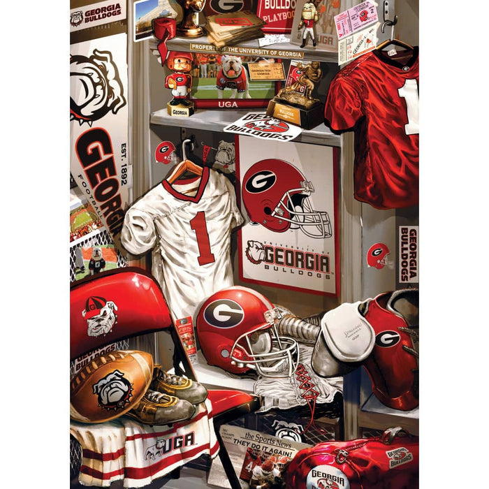 Georgia Bulldogs - Locker Room 500 Piece Jigsaw Puzzle - for just $16.99! 