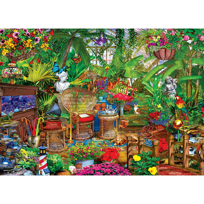 Seek & Find - Garden Hideaway 1000 Piece Jigsaw Puzzle - Just $16.99! Shop now at Retro Gaming of Denver