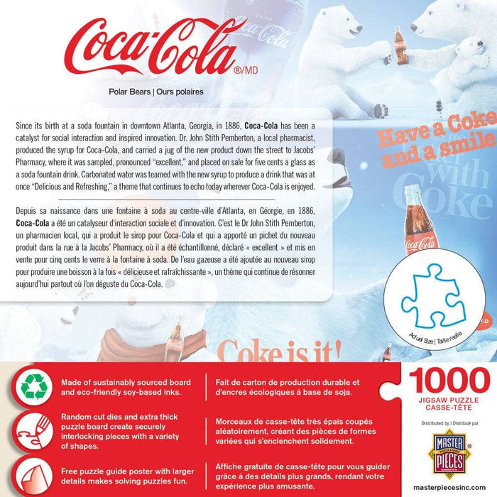 Coca-Cola Polar Bears 1000 Piece Jigsaw Puzzle - for just $16.99! 