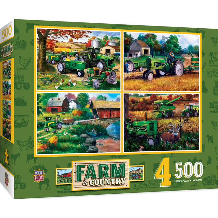 Farm & Country - 500 Piece Jigsaw Puzzles 4 Pack - Just $24.99! Shop now at Retro Gaming of Denver