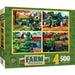 Farm & Country - 500 Piece Jigsaw Puzzles 4-Pack - for just $24.99! 