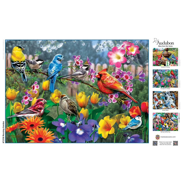 Audubon - Morning Garden 1000 Piece Jigsaw Puzzle - Just $16.99! Shop now at Retro Gaming of Denver