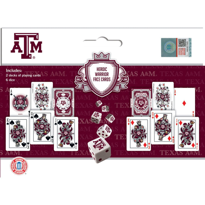 Texas A&M Aggies - 2-Pack Playing Cards & Dice Set - for just $19.99! 