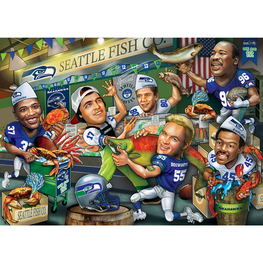 Seattle Seahawks - All Time Greats 500 Piece Jigsaw Puzzle - Just $19.99! Shop now at Retro Gaming of Denver