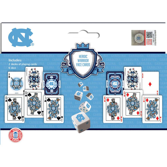 UNC Tar Heels - 2-Pack Playing Cards & Dice Set - for just $19.99! 
