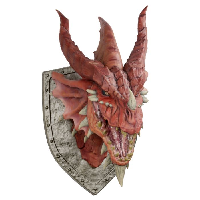 D&D Replicas of the Realms: Red Dragon Trophy Plaque - for just $499.99! 