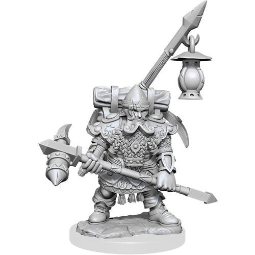 D&D Frameworks Wave 1: Dwarf Fighter Male - Miniature - for just $14.99! 