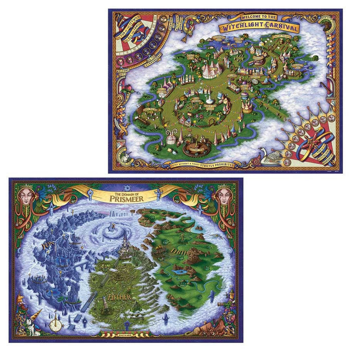 D&D: Icons of the Realms - The Domain of Prismeer and The Witchlight Carnival Wall Map - for just $59.99! 