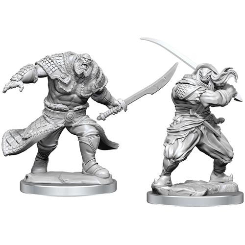 Magic: the Gathering - Unpainted Miniatures - Zurgo Helmsmasher & Unyielding Krumar - for just $9.99! 
