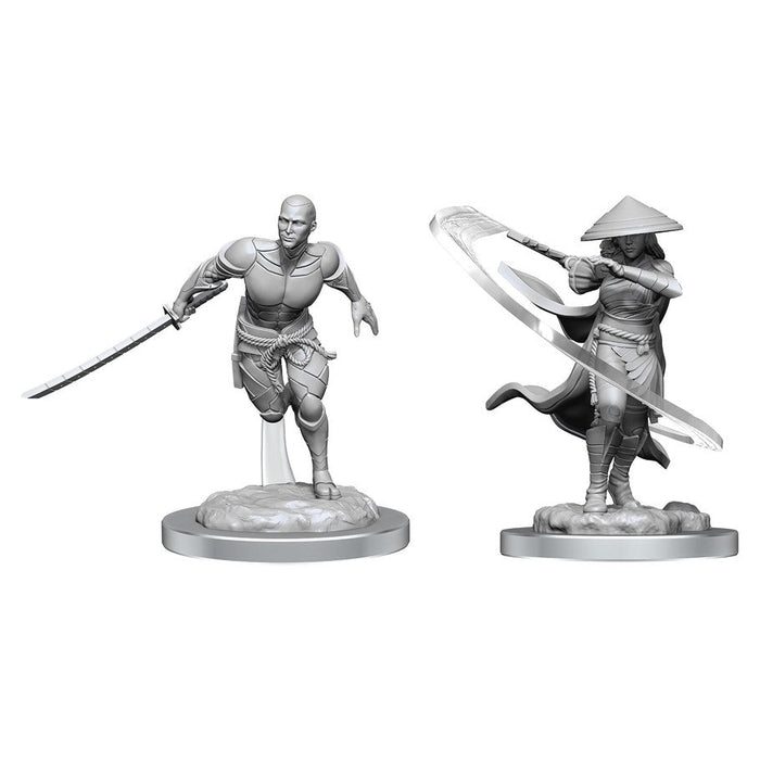 Magic: the Gathering - Unpainted Miniatures - Kaito Shizuki & The Wanderer - for just $4.99! 