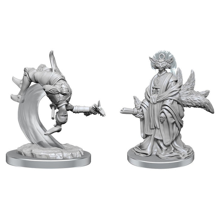 Magic: the Gathering - Unpainted Miniatures - Kotose & Light-Paws - for just $4.99! 