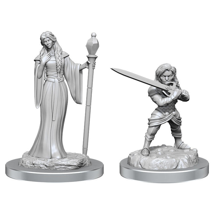 Critical Role: Human Wizard Female & Halfling Holy Warrior Female - for just $5.99! 