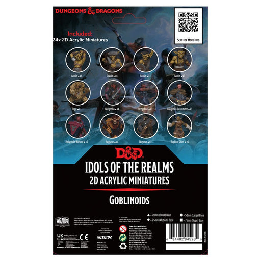 D&D: Idols of the Realms - Goblinoids 2D Acrylic Miniatures - for just $14.99! 