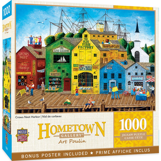 Hometown Gallery - Crows Nest Harbor 1000 Piece Jigsaw Puzzle - Just $16.99! Shop now at Retro Gaming of Denver