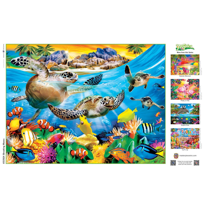 Tropics - Breaking Waves 300 Piece EZ Grip Jigsaw Puzzle - Just $14.99! Shop now at Retro Gaming of Denver