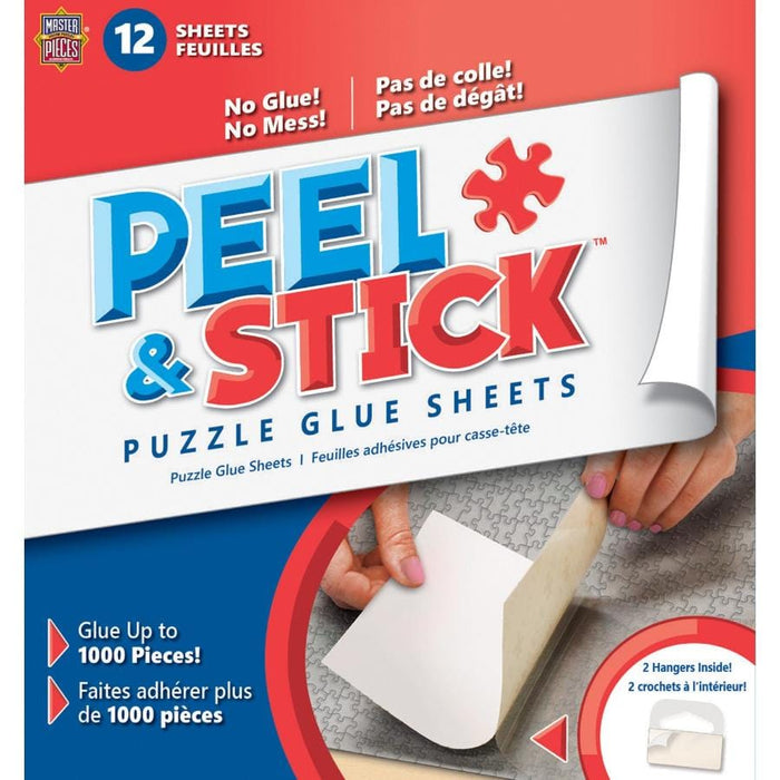Jigsaw Puzzle Glue Sheets - Hangers Included - for just $7.99! 