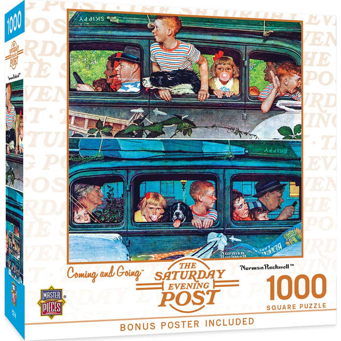 Saturday Evening Post - Coming and Going 1000 Piece Jigsaw Puzzle - for just $16.99! 