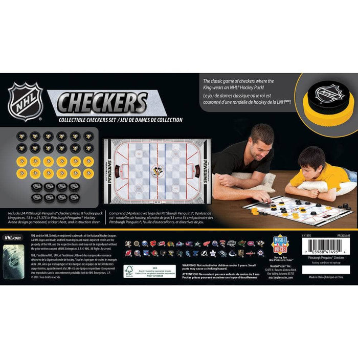 Pittsburgh Penguins Checkers Board Game - for just $19.99! 