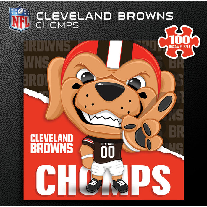 Chomps - Cleveland Browns Mascot 100 Piece Jigsaw Puzzle - Just $7.99! Shop now at Retro Gaming of Denver