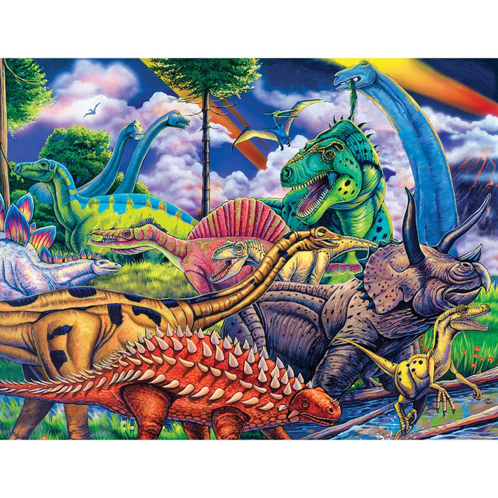 World of Animals - Dinosaur Friends 100 Piece Jigsaw Puzzle - for just $9.99! 