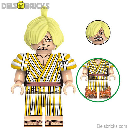 Vinsmoke Sanji from ONE PIECE Anime Lego Minifigures custom toys - Premium Minifigures - Just $4.99! Shop now at Retro Gaming of Denver