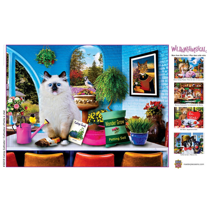 Wild & Whimsical - Catnip Cultivator 300 Piece EZ Grip Jigsaw Puzzle - for just $9.99! 