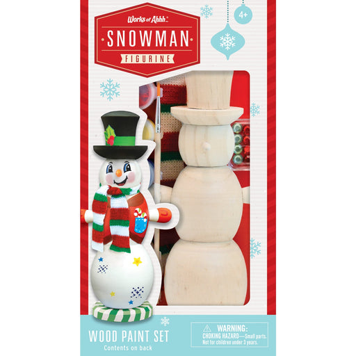 Snowman Wood Paint Set - Just $16.99! Shop now at Retro Gaming of Denver