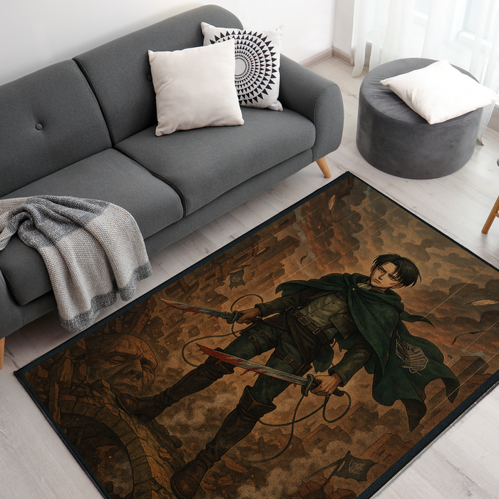 Attack On Titan Inspired Decor Rug- 62x40 inches - for just $44.99! 
