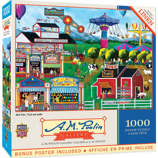 A.M. Poulin Gallery - All's Fair 1000 Piece Jigsaw Puzzle - Just $16.99! Shop now at Retro Gaming of Denver