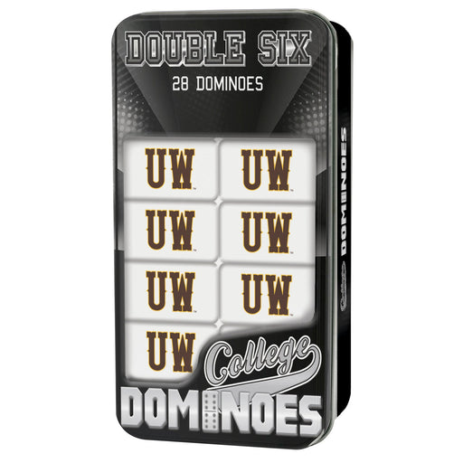 Wyoming Cowboys Dominoes - Premium Classic Games - Just $11.99! Shop now at Retro Gaming of Denver