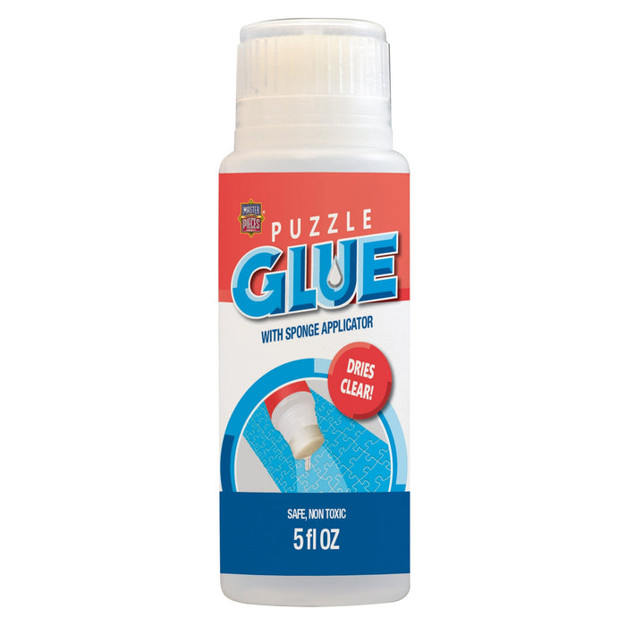Jigsaw Puzzle Glue with Sponge Applicator - 5 oz - Just $6.99! Shop now at Retro Gaming of Denver