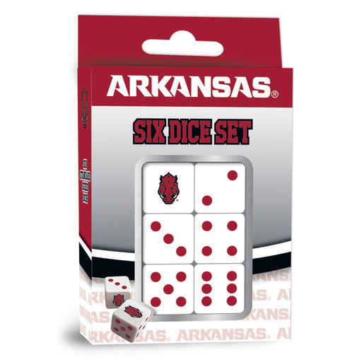 Arkansas Razorbacks Dice Set - Just $4.79! Shop now at Retro Gaming of Denver