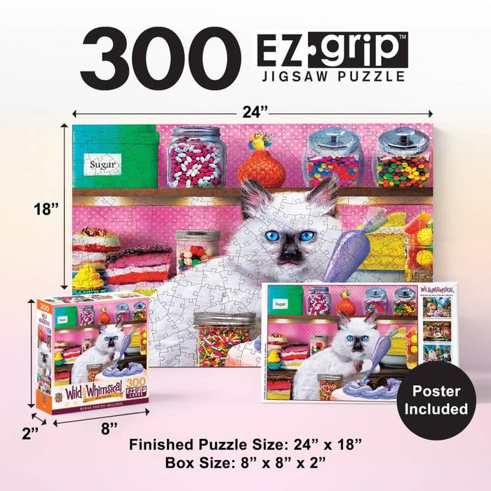 Wild & Whimsical - Kitten Cake Shop 300 Piece EZ Grip Jigsaw Puzzle - for just $9.99! 