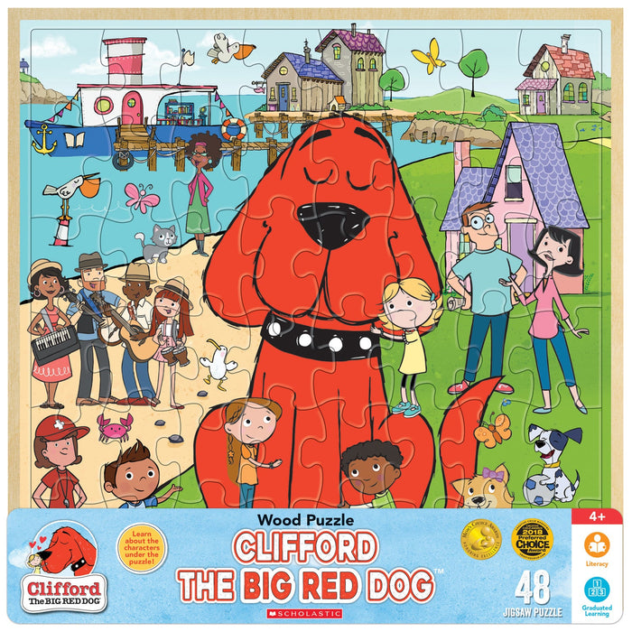 Clifford The Big Red Dog  48 Piece Wood Jigsaw Puzzle - Just $12.99! Shop now at Retro Gaming of Denver