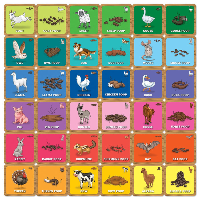 Old MacDonald's Farm - Animal Poop Matching Game - for just $9.99! 